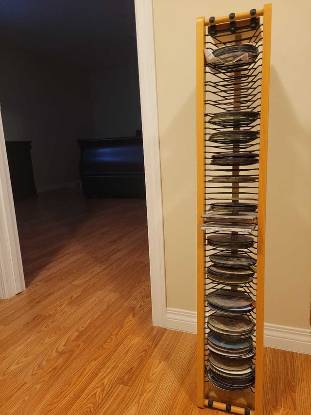 Wooden DVD/CD Storage Rack Tower - photo 5