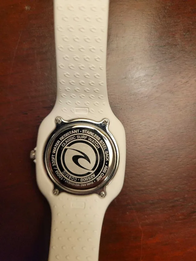 Rare Brand New White Rip Curl Women's Waterproof Surf Watch image indicator(2)