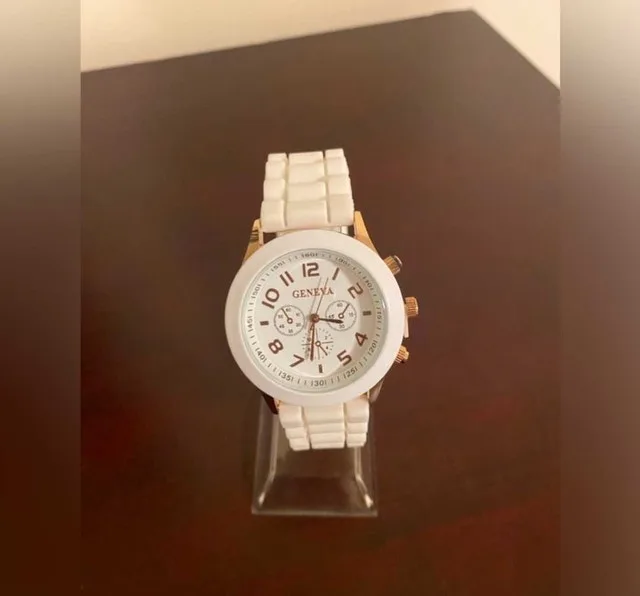 Women's Geneva White Watch