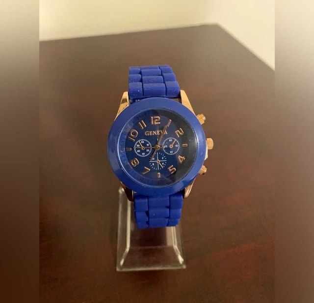 Women's Navy Blue fashion watch