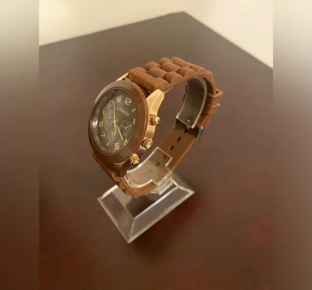 Women's Chocolate Brown fashion watch image indicator(2)