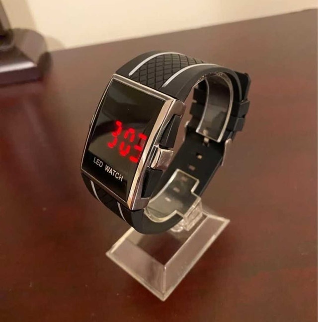 LED Digital Black Watch - photo 4
