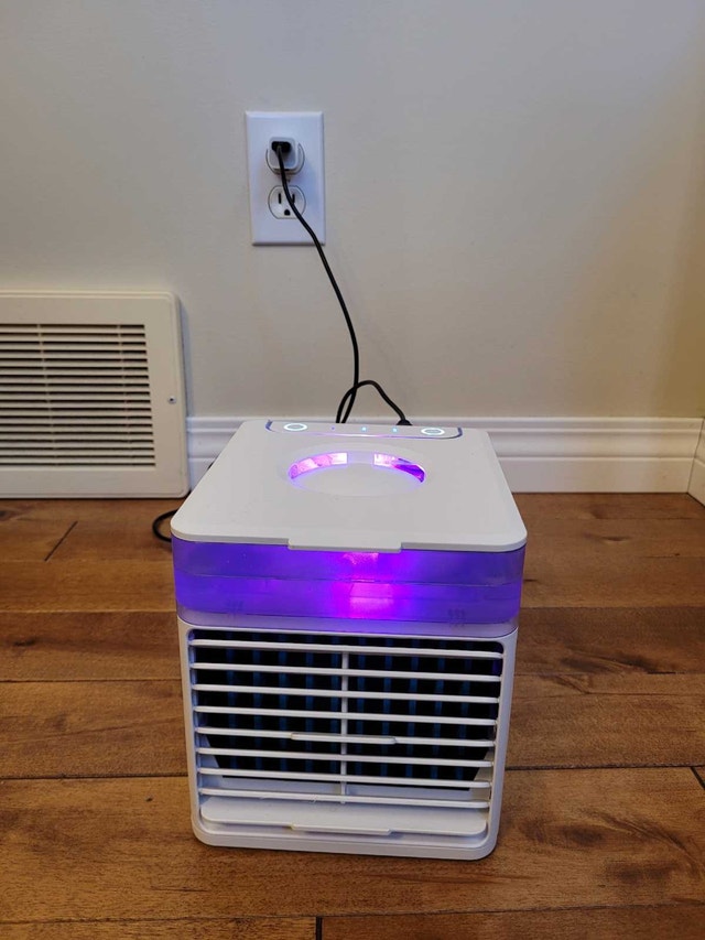New Portable White Nexfan-01 Mini Air Cooler Fan - photo 3