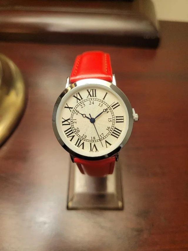 New Red Women's Roman Dial Fashion Swiss Made Watch