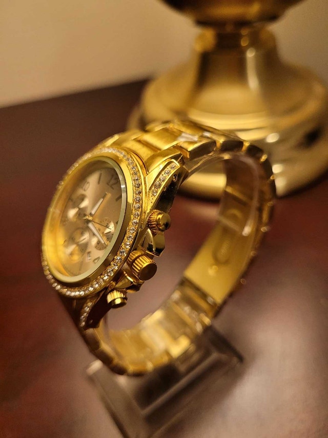 Brand New Gold Chronograph Women's Watch - photo 2