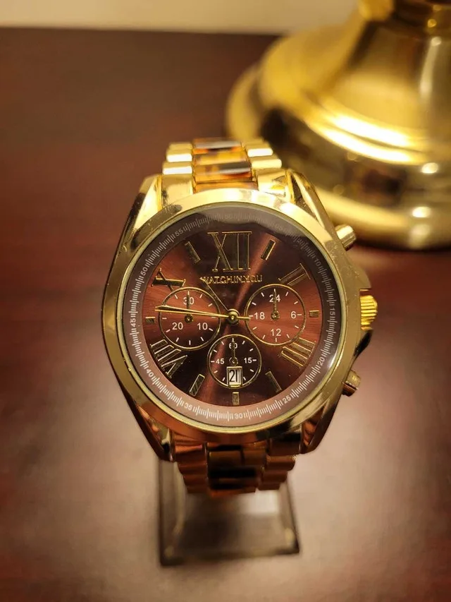 Brand New Brown & Gold Women's Watch with Brown Dial