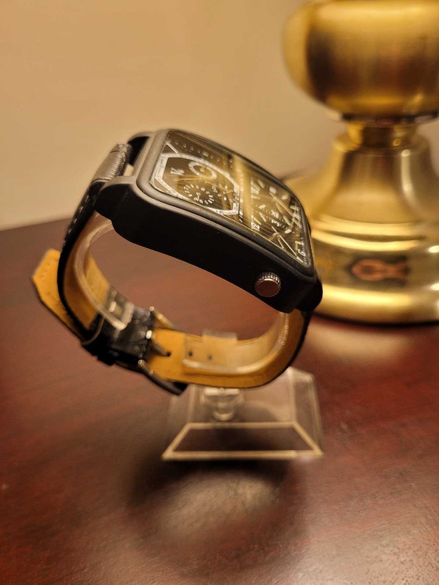 Brand New Black Multi-Dial Squared Men's Watch - photo 4