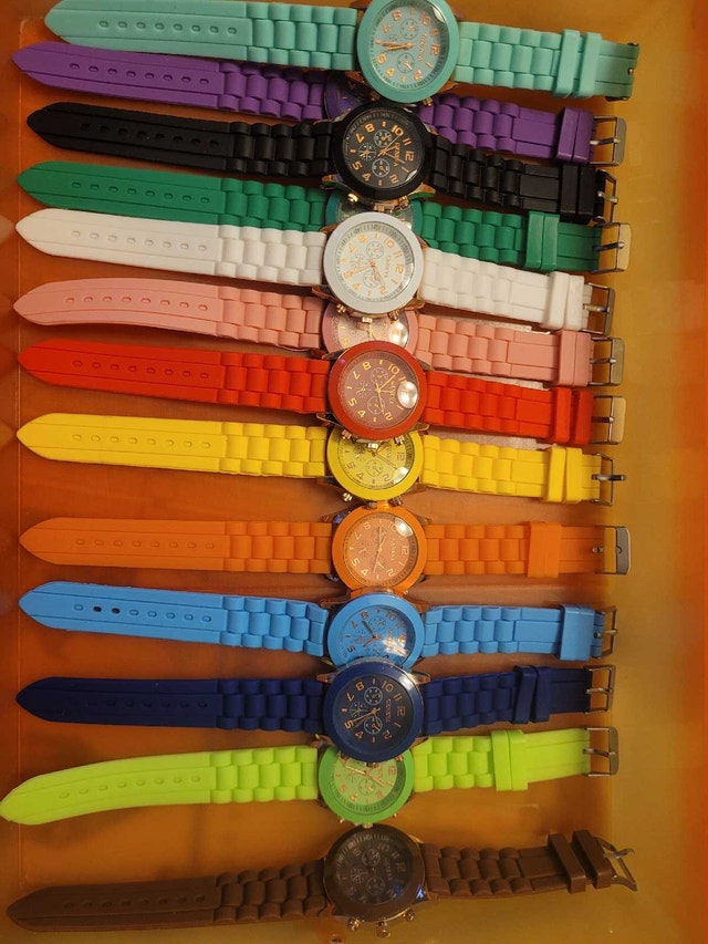 Brand New Women's Geneva colourful watchs