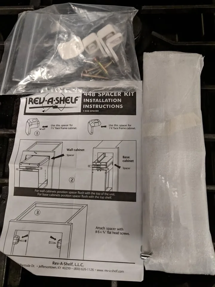 Rev-A-Shelf 5in Wood Hood Wall Cabinet Pull-Out Organizer image indicator(4)