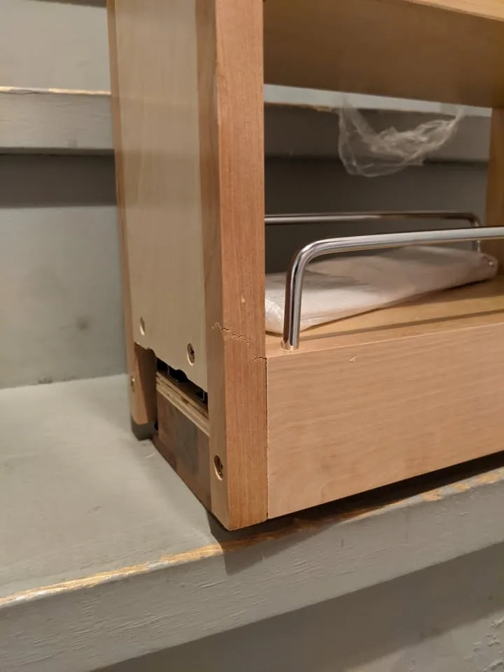 Rev-A-Shelf 5in Wood Hood Wall Cabinet Pull-Out Organizer image indicator(7)