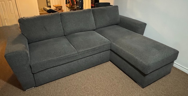 Sectional couch sofa bed with storage