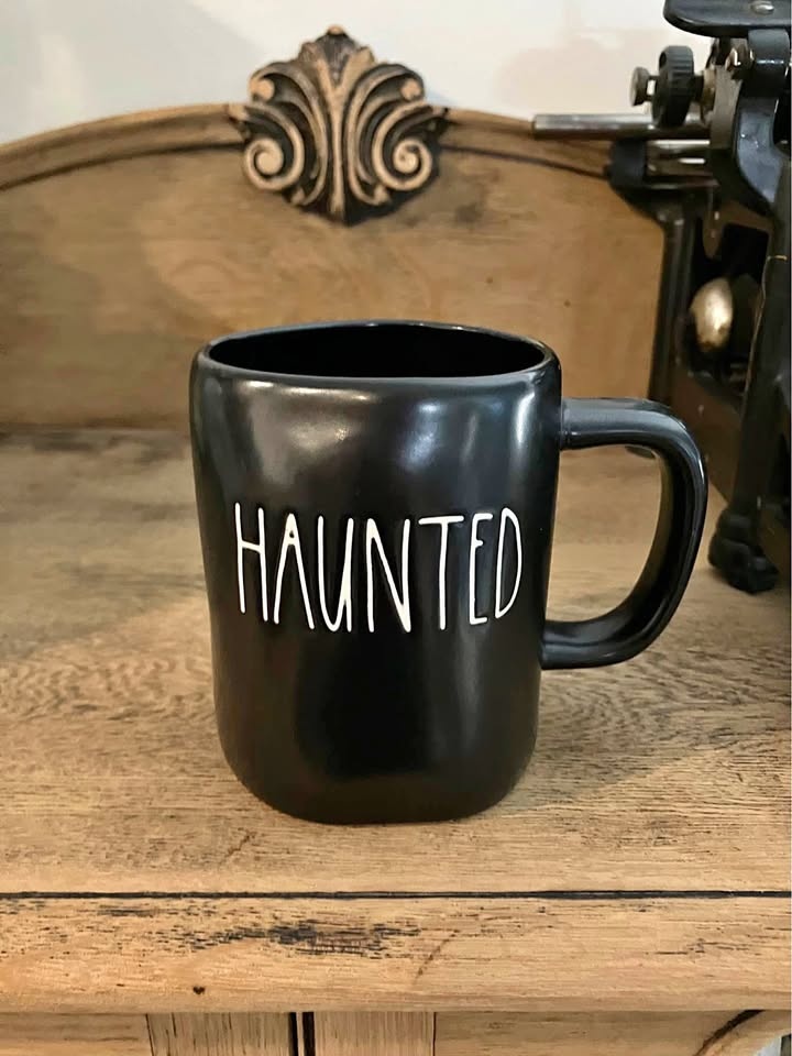 Rae Dunn Halloween Haunted Mug
