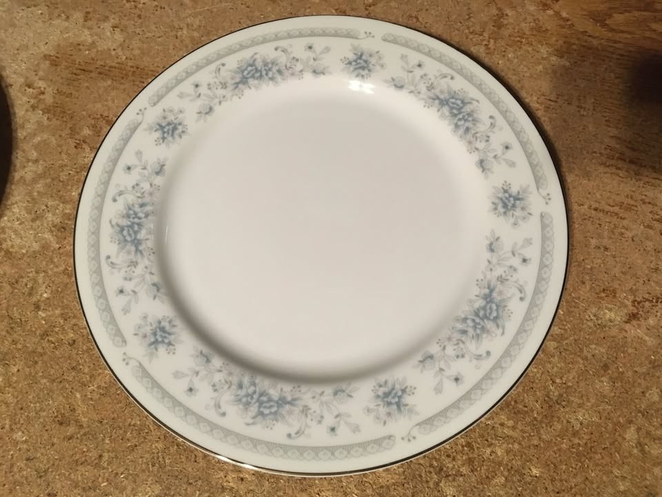 SET OF 5 AMERICAN LIMOGES BRIDAL BOUQUET PLATE - photo 2