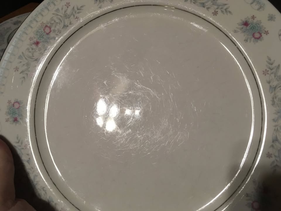 SET OF 4 CROWN FINE CHINA HARMONY FLORAL PATTERN PLATE 10.5" - photo 4