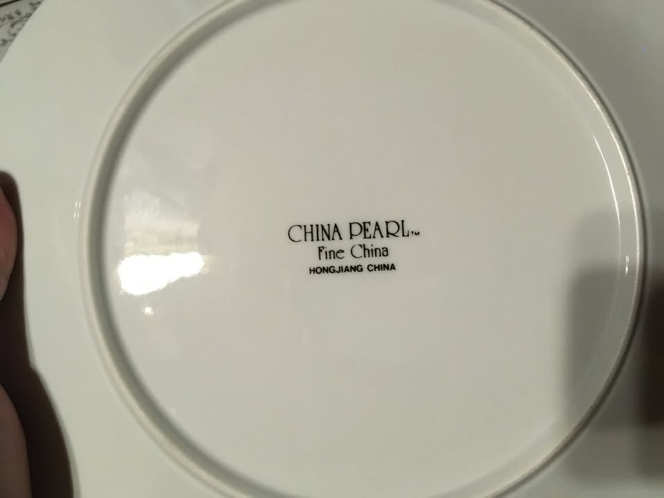 SET OF 10 CHINA PEARL FINE CHINA FLORAL PATTERN PLATE 10.5" 7.5” - photo 4