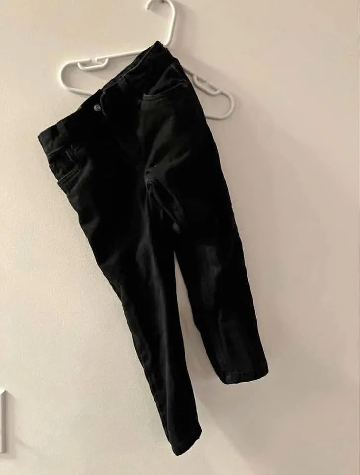 Boys Black Slim Fit Jeans (George) - Size 5