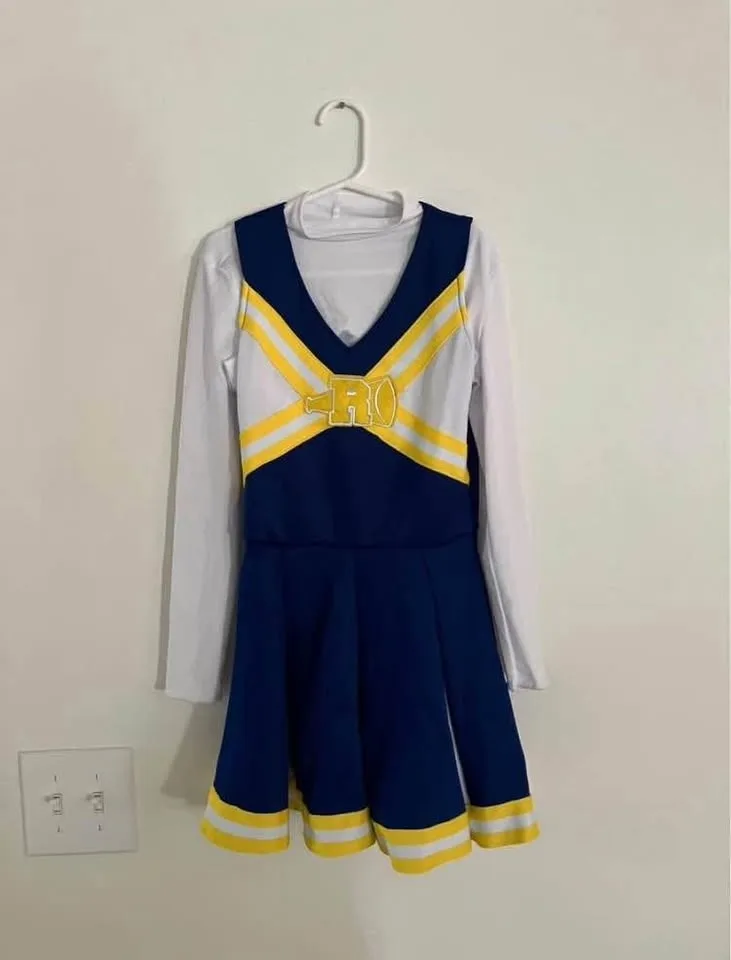 Girls Archie Riverdale Cheerleader Halloween Costume Size Medium image indicator(2)