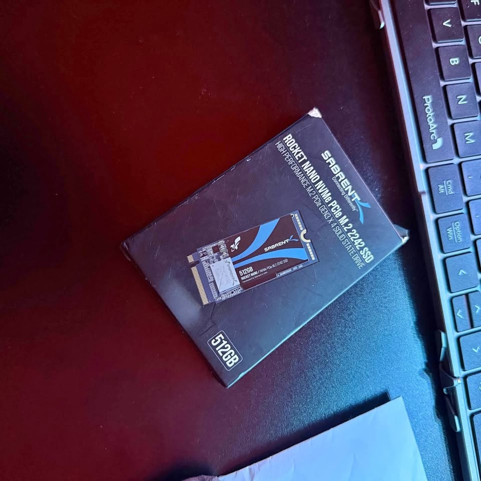 Sabrent 512GB NVMe M.2 SSD (2242) – Super Fast Storage