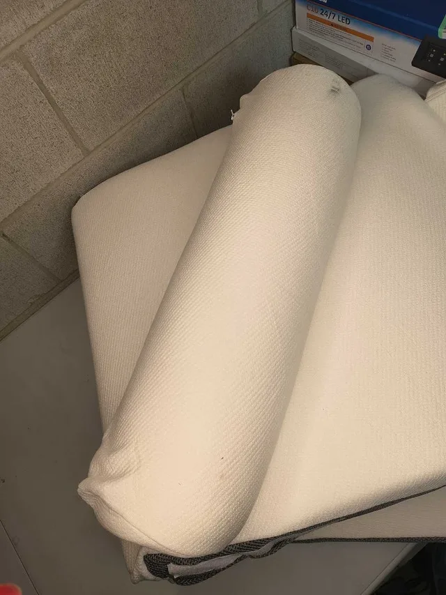 Ceecysaa Wedge Pillow for Headboard – Grey/White image indicator(3)