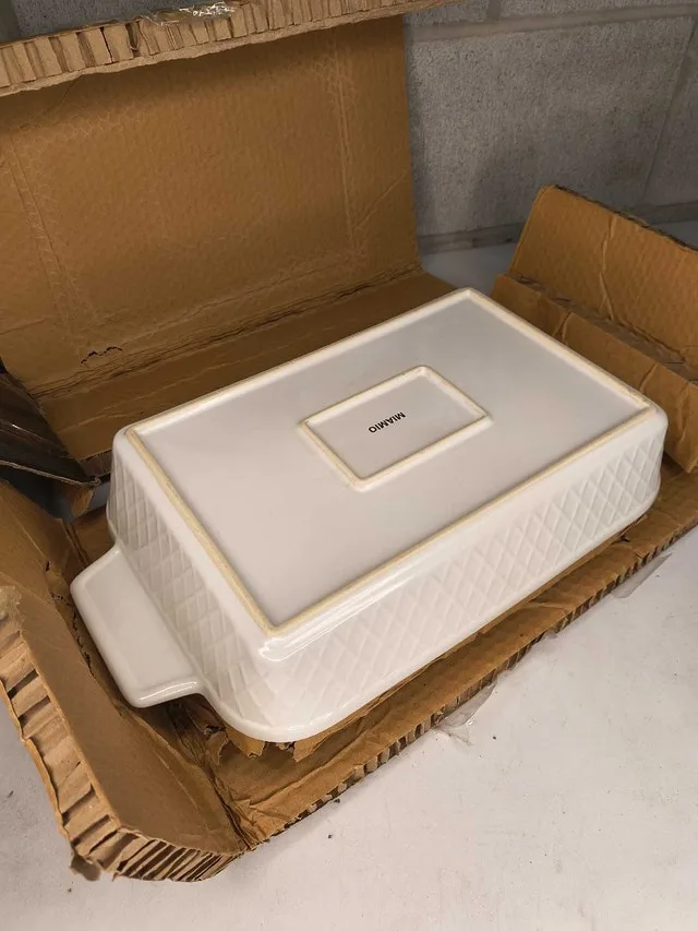 MIAMIO Ceramic Baking Dish Set – 3-Piece Rectangular image indicator(3)