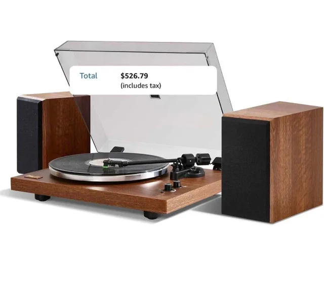 Arkrocket Cassini Vinyl Record Player Wireless Bluetooth