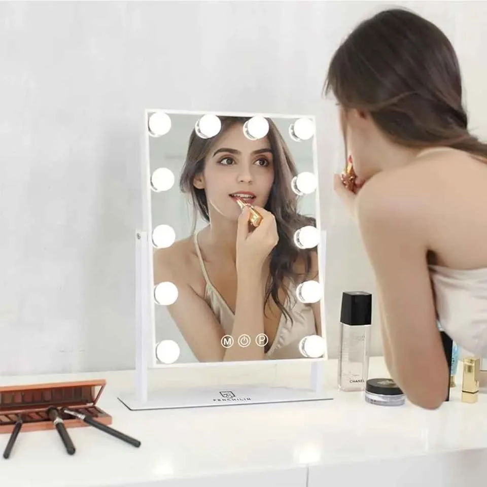 FENCHILIN Lighted Makeup Mirror image indicator(2)