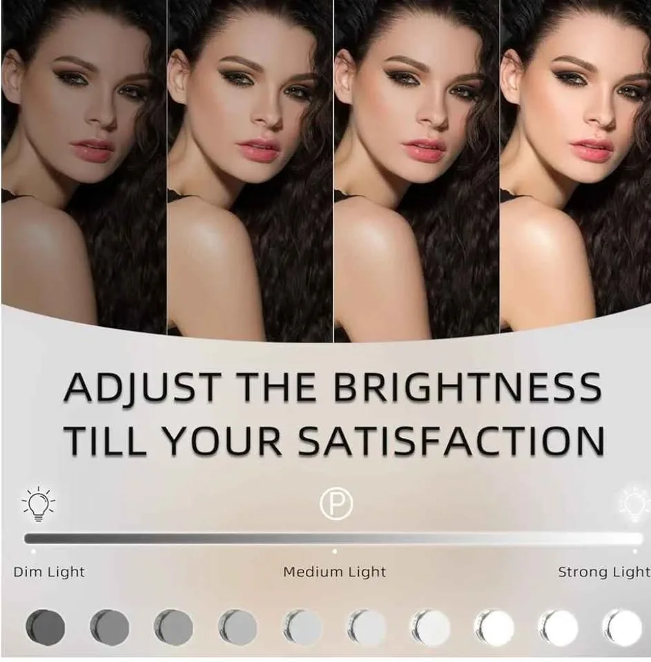 FENCHILIN Lighted Makeup Mirror image indicator(4)