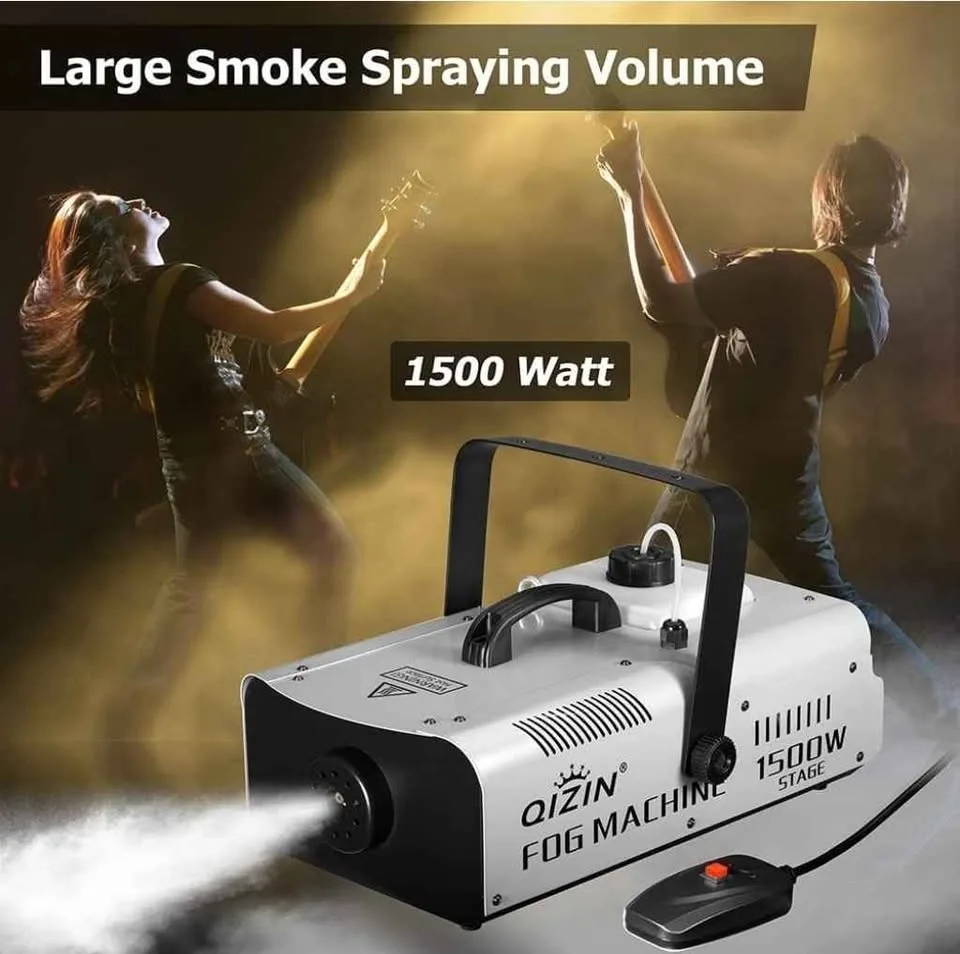 Smoke Machine Fog 1500 Watt with Wired and Wireless Control image indicator(2)
