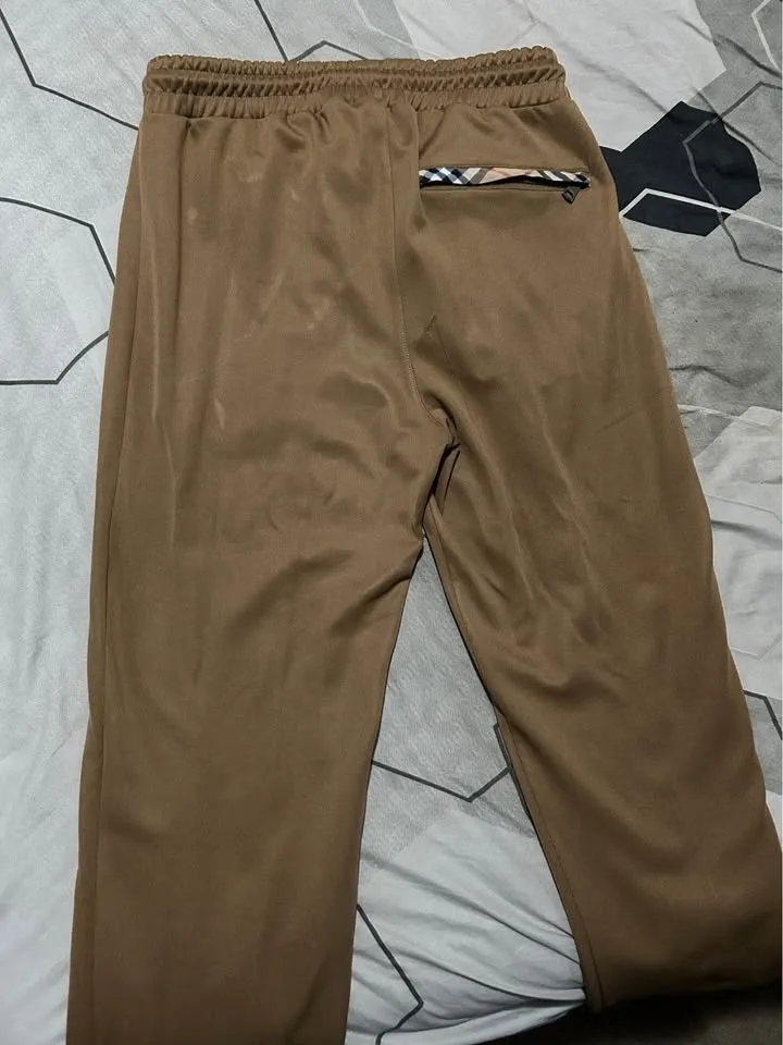 Authentic Burberry Track Pants with QR code scan image indicator(2)