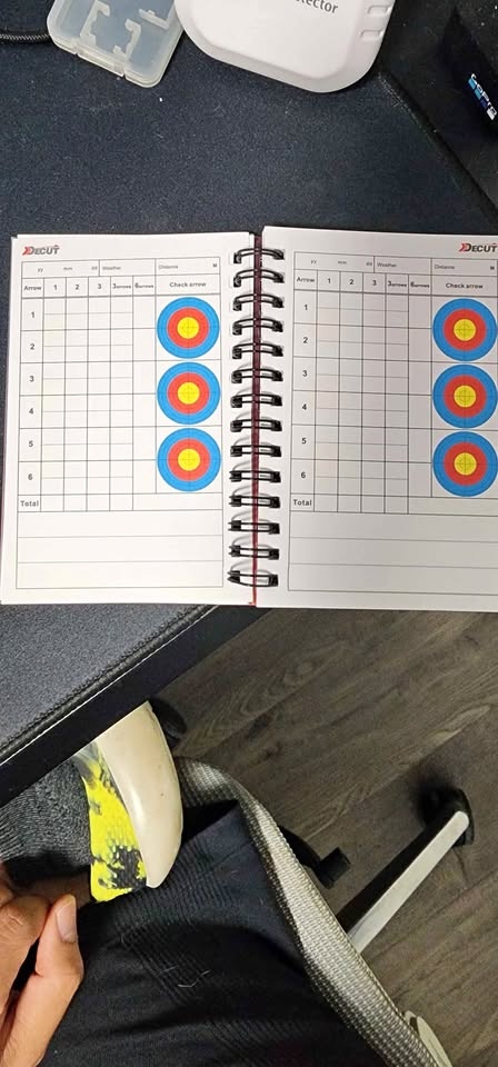 Archery Target Scorebook 4 pcs, 8/pc, 20 for the 4