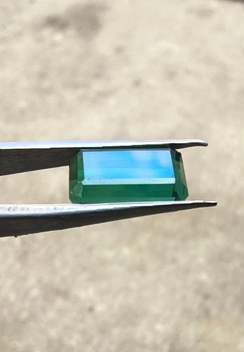 3.05 CTS Green Tourmaline In Emerald Cut - photo 5