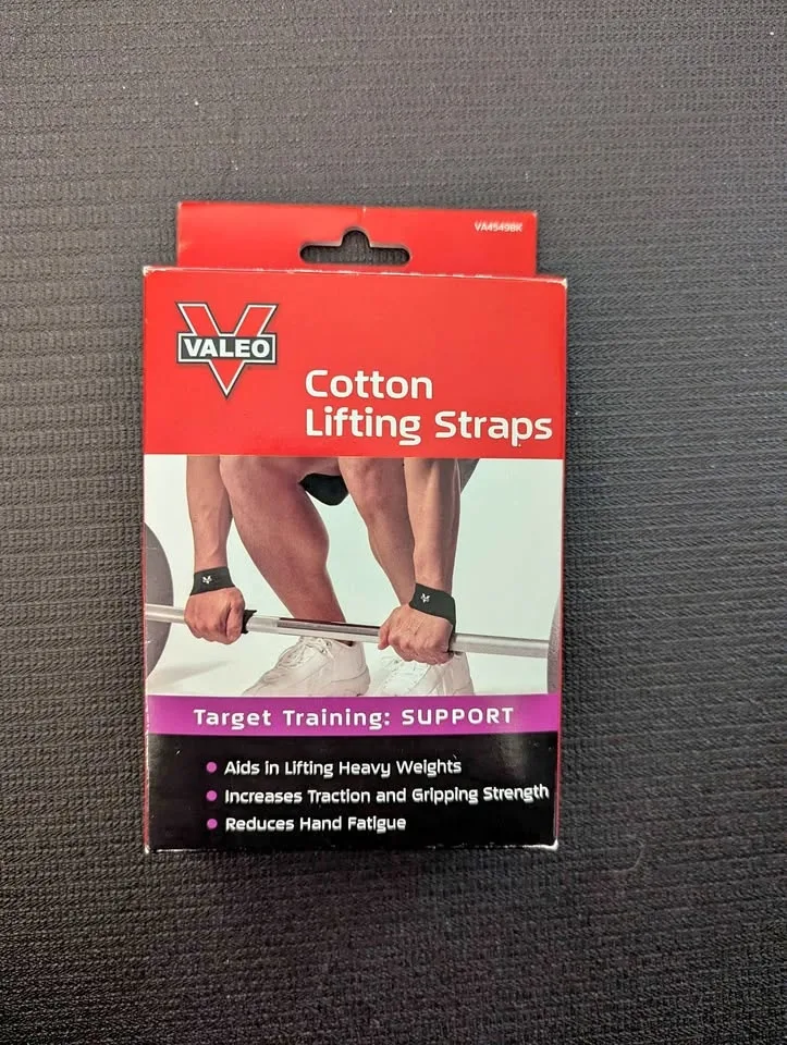 Valeo Cotton Lifting Straps - New in Box