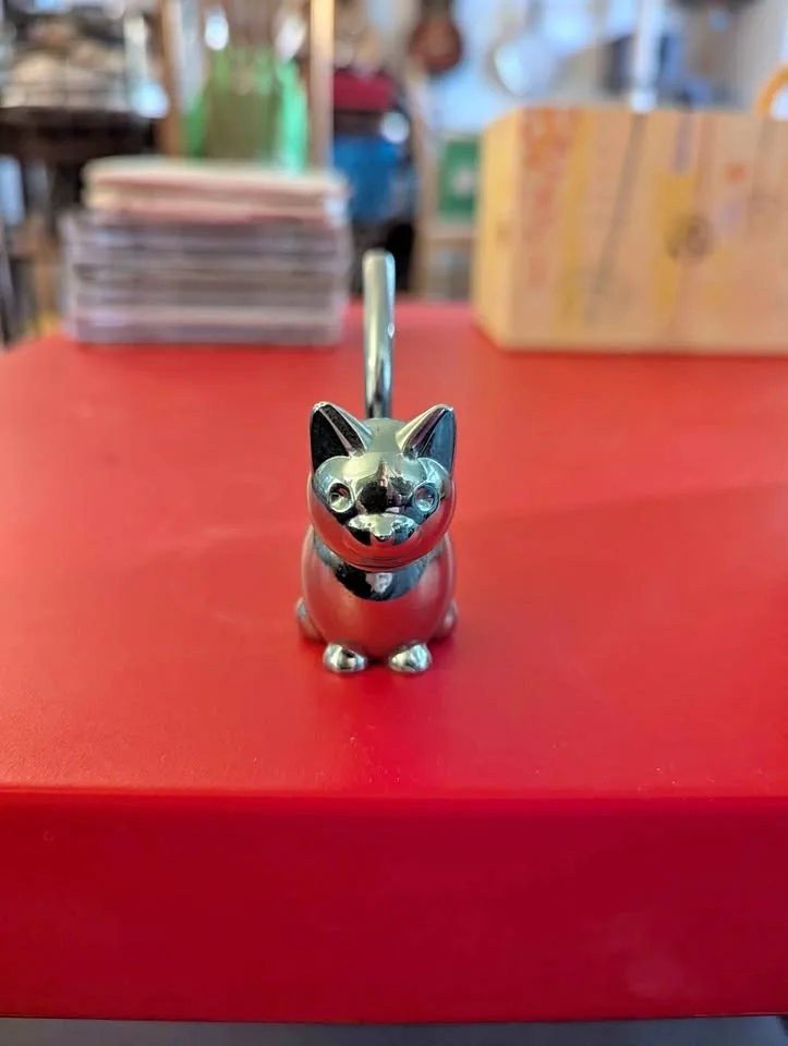 Umbra Zoola Cat Ring Holder - Chrome Finish, Jewelry Storage