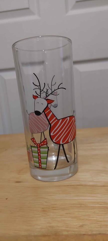 Christmas glassware, set of 4 glasses - photo 3