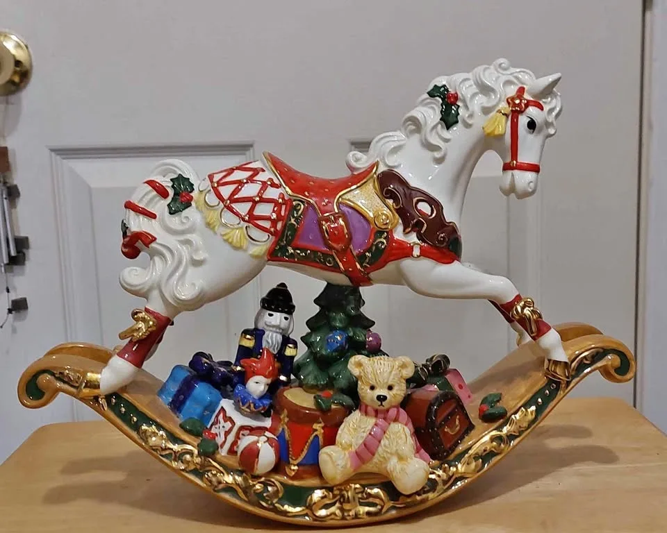 Musical Christmas Rocking Horse