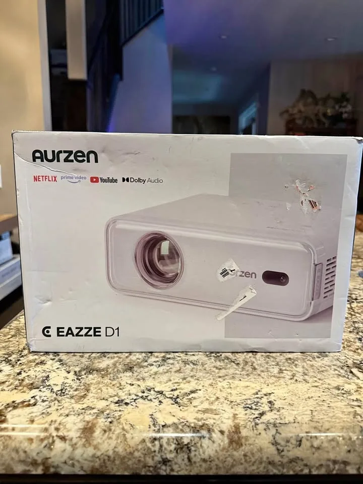 Netflix Official Projector Smart Aurzen Eazze D1