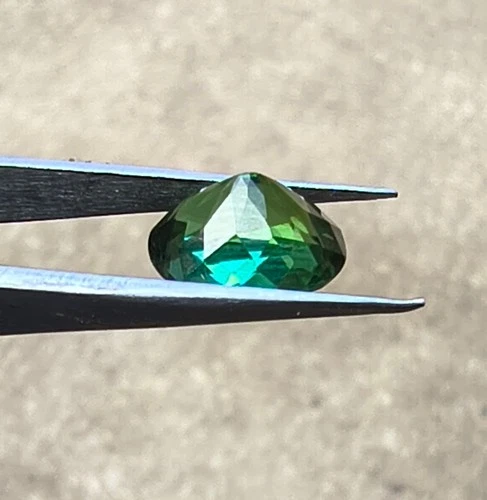 2.8 CTS Green Tourmaline, Round Cut - photo 3