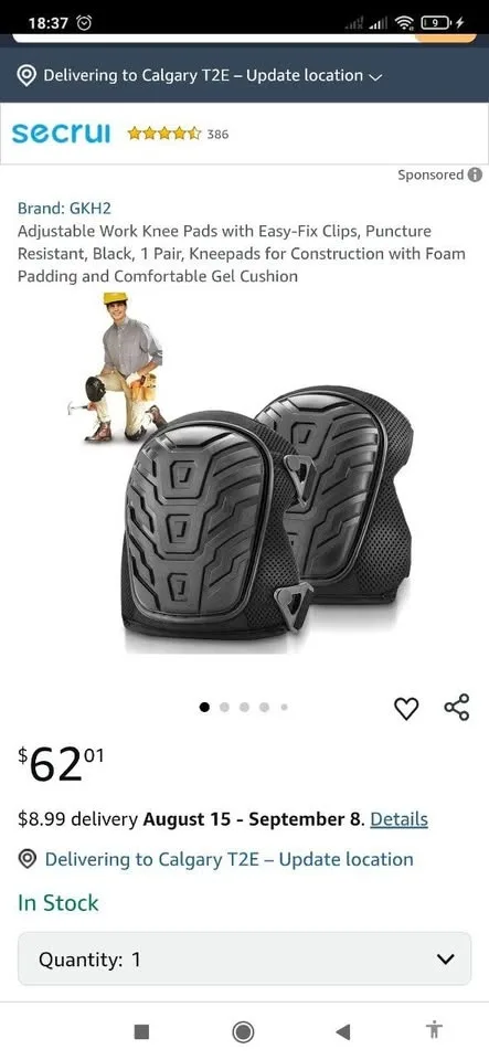 NEW Heavy-Duty Knee Protector Pads image indicator(2)