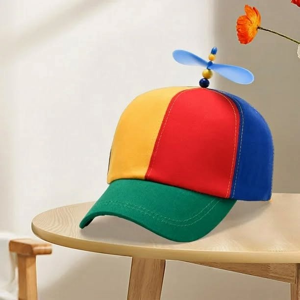 Cotton Propeller Hat Colorful Baseball Cap