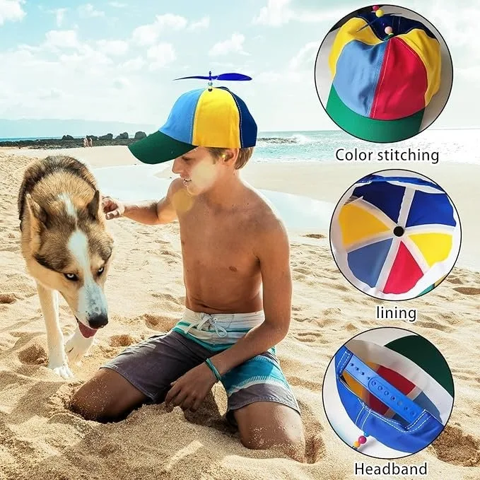 Cotton Propeller Hat Colorful Baseball Cap image indicator(8)