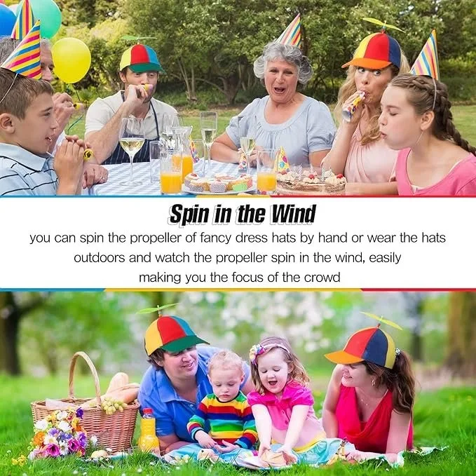 Cotton Propeller Hat Colorful Baseball Cap image indicator(9)