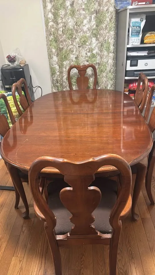 dining room with 6 chairs image indicator(10)