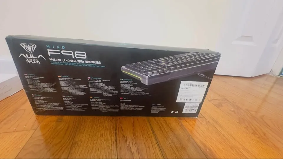 AULA F98 WIND Basic Kit | 3-Mode Keyless Mechanical Keyboard image indicator(2)