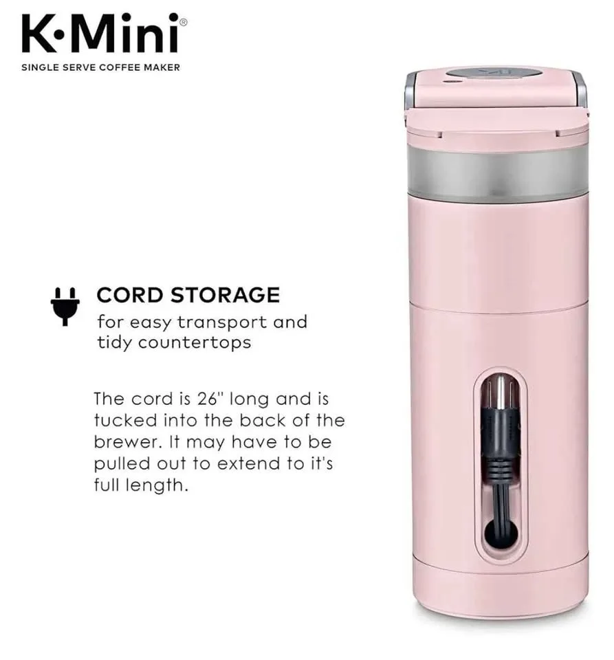 Keurig K-Mini Coffee Maker, Dusty Rose image indicator(5)