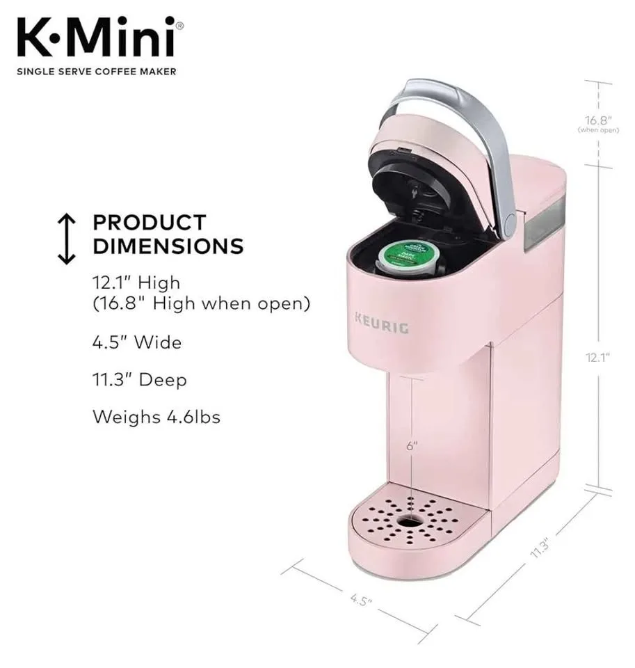 Keurig K-Mini Coffee Maker, Dusty Rose image indicator(8)