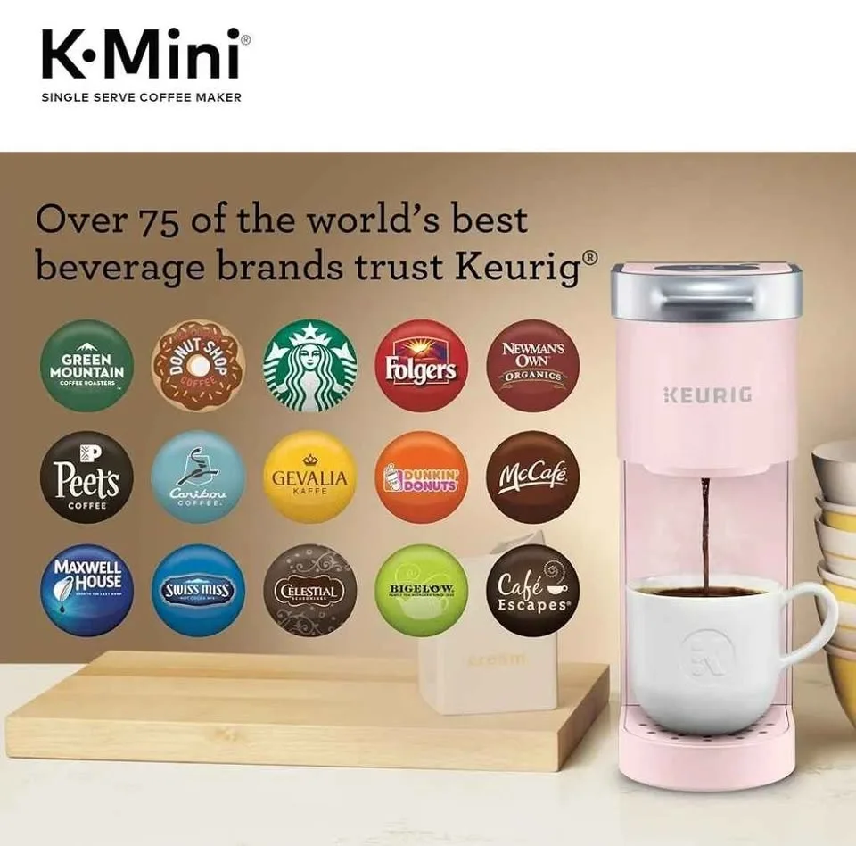 Keurig K-Mini Coffee Maker, Dusty Rose image indicator(9)