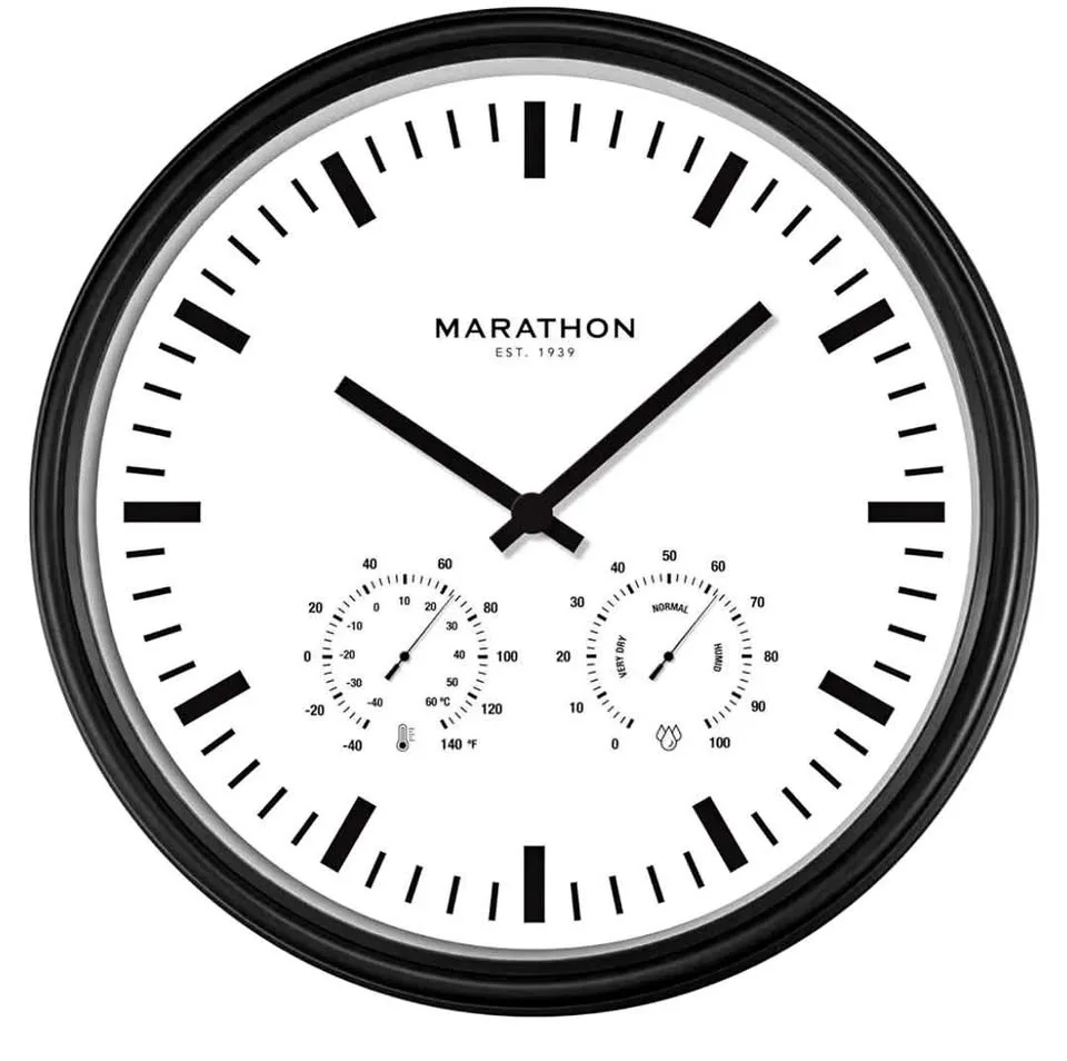MARATHON Waterproof Wall Clock
