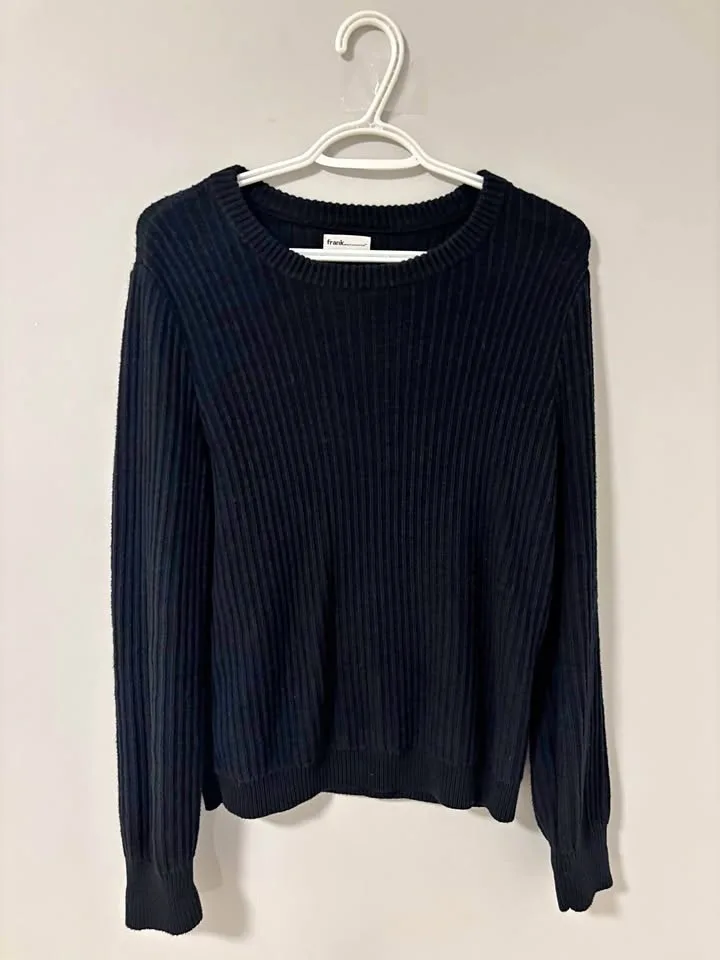 Black Knitted Sweater