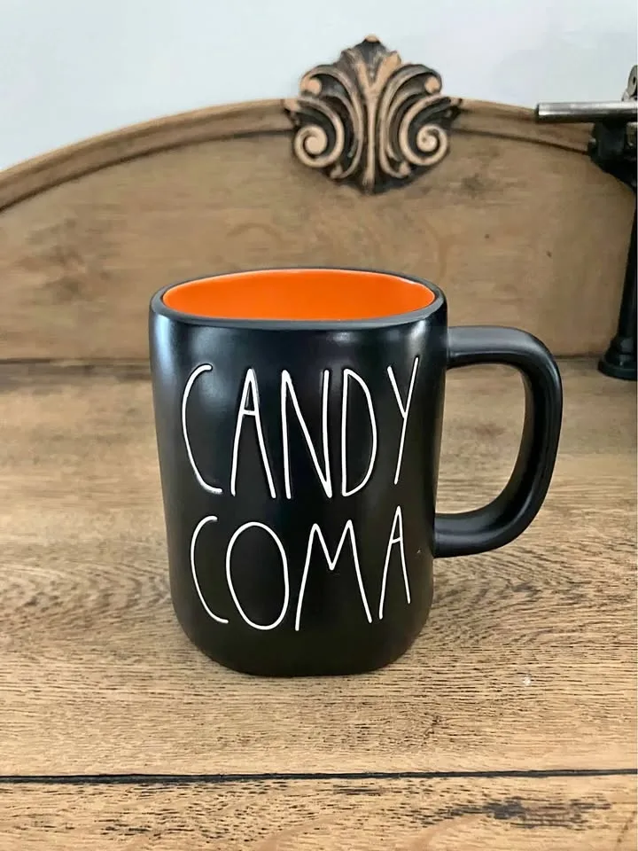 Rae Dunn Halloween Candy Coma Mug