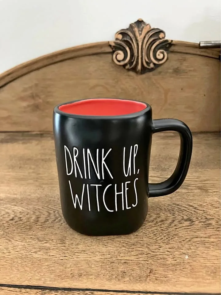 Rae Dunn Halloween Drink Up, Witches Mug